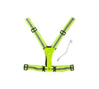 Gilet de protection équitation lumineux led enfant HKM Vert TU