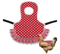 Gilet de protection pour poulet : veste de poulet pour volaille, veste de protection en plumes, tablier de protection pour volaille, protection arrière pour fournitures de fixation de plumes de poulet