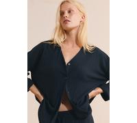 Gilet de pyjama côtelé - Berenice - M - Marine - Femme - Etam