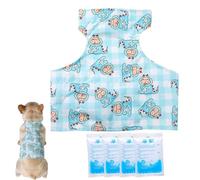 Gilet de refroidissement pour animaux - veste de refroidissement de chien | Verbe de glace anti-chauffage Vêtements cool vêtements cool | Tissu cool - Matériau en maille respirant, accessoires d'été e