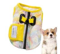 Gilet de refroidissement pour chien, veste de réfrigérateur de chien | Light respirant les manteaux d'animaux pour les activités de plein air, vêtements de protection UV sans manches avec bague de har