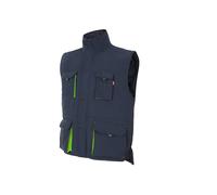 Gilet de sÃ©curitÃ© matelassÃ© multipoches Velilla Bleu M