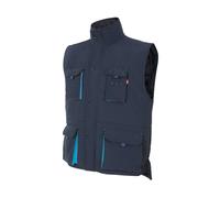 Gilet de sÃ©curitÃ© matelassÃ© multipoches Velilla Bleu XL