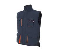 Gilet de sÃ©curitÃ© matelassÃ© multipoches Velilla Bleu XL