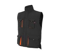 Gilet de sÃ©curitÃ© matelassÃ© multipoches Velilla Noir M