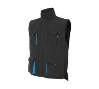 Gilet de sÃ©curitÃ© matelassÃ© multipoches Velilla Noir XL