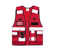 Gilet de sÃ©curitÃ© tactique Korntex Bonn Rouge XL