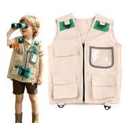 Gilet de safari pour pour randonnée, activités de plein air, camping, pêche, parcs et jardins et exploration sauvage