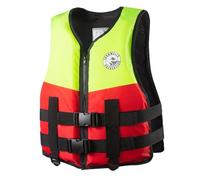 Gilet de Sauvetage Adulte de Flottabilité Réglable Unisexe avec Sifflet de Sauvetage Et Bande Réfléchissante Vestes de Natation pour Kayak Bateau Surf Sports Nautiques Été
