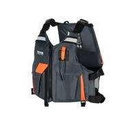VEVOR Gilet de sauvetage pour sports nautiques PFD, veste de sauvetage flottabilité 96N, nylon imperméable, flottaison pour activités nautiques, pêche, kayak, surf, sur bateaux, hommes et femmes, L