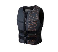 Gilet de Sauvetage avec Sangle D'entrejambe, Gilet de Flottabilité Réglable, Gilet de Natation for la Sécurité des Sports Nautiques, Pêche en Kayak, Le Surf, Le Paddle, Le Rafting(Grey,XXL)