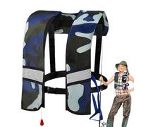 Gilet de sauvetage de natation, gilet de sauvetage gonflable, gilet de sauvetage pour la navigation de plaisance, gonflage automatique, aide à la flottabilité pour les amateurs de sports nautiques