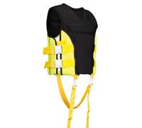 Gilet de Sauvetage en Néoprène avec Sangles Croisées Réglables Veste de Flottaison pour Natation Kayak Surf Plaisance(Yellow,XL)