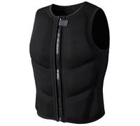 Gilet de Sauvetage en Néoprène pour Adulte, Veste de Flottaison Ajustable avec Ajustement Sûr pour Kayak Plongée Snorkeling Planche À Pagaie Pêche Sports Nautiques(L)