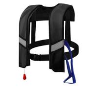 Gilet de sauvetage enfant automatique avec sifflet et bandes réfléchissantes - gilet de sauvetage gonflable 150N flottabilité forte