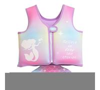 Gilet De Sauvetage Enfant | Vestiaire Flottant pour Nage - Veste Pailletée Confortable Et Plable pour Sécurité À La Plage Piscine Extérieure