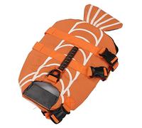 Gilet de sauvetage flottant pour chien, sangle de taille réglable, crochet en D robuste, poignée ergonomique, gilet de sauvetage confortable pour chiens pour activités aquatiques (taille M)