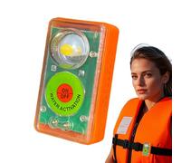 Gilet de sauvetage LED Strobe - Lumière de positionnement étanche, équipement de sécurité marine | Accessoires d'urgence résistants à l'eau de mer pour la navigation de plaisance Kayak Voile Pêche