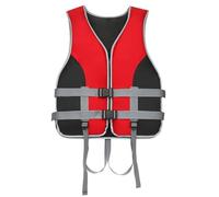 Gilet de Sauvetage pour Adulte Ajustable À Haute Flottabilité 150N Idéal pour Plongée avec Masque Káyak Natation et Sports Nautiques(Red,XXL)