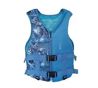 Gilet de Sauvetage pour Adulte Veste de Flottaison en Néoprène pour Bateau Moteur Rafting Kayak Natation Sports Nautiques Sécurité en Milieu Aquatique(Blue,M)