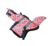 Gilet de Sauvetage pour Chien, Couleurs Vives, Gilet de flottabilité Réglable en Coton perlé, Crochet à Anneau en D Robuste, Haute flottabilité, Léger pour Piscine (S)