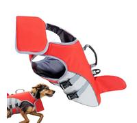 Gilet de sauvetage pour chien de grande taille - Gilet de sécurité avec poignée - Sangle réglable pour chiens de taille moyenne et grande - Lac mer, étang, piscine, plage, bateau, kayak