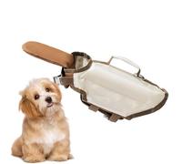 Gilet De Sauvetage Pour Chien Flottabilité 50N Ajustable Séchage Rapide | veste de sauvetage pour chien avec poignée Pour Chiot Activités Nautiques Balade En Bateau Piscine Lac Mer Rivière Et Plag