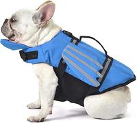 Gilet de Sauvetage pour Chien Natation avec Réfléchissant Ailes