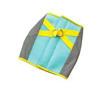 Gilet de sauvetage pour chiens de petite, moyenne et grande taille, gilet de natation pour chien avec flottabilité et visibilité améliorées, jaune et gris RmG289 (C, 23 x 25 x 1 cm)