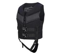 Gilet de Sauvetage pour Enfants 2-14 Ans Ajustable en Néoprène Idéal pour Apprendre À Nager Piscine Plage et Jeux Aquatiques(Black,2-4 Years)