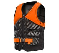 Gilet de Sauvetage réglable, Dispositif de flottaison Universel for Adultes, Aide à la flottabilité for la Navigation, la pêche et la Natation(Orange,M)