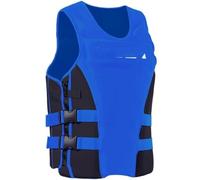 Gilet de Sauvetage réglable et Universel for Adultes, VFI léger, Aide à la flottaison, for Le Kayak, Le Bateau, la pêche et la Natation(Blue,XXL)