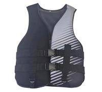 Gilet de sauvetage réglable pour adultes, pour bateau, pêche, kayak, natation, surf, convient à la plupart des sports nautiques (noir A, M)