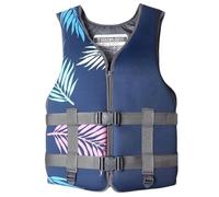 Gilet de sauvetage réglable pour adultes, pour le bateau, la pêche, le kayak, la natation, le surf, convient à la plupart des sports nautiques (bleu A, M)