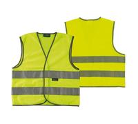 Gilet de Sécurité Adultes Jaune Avec Bandes Réfléchissantes Taille M 2028011700