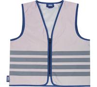 ABUS Gilet de sécurité pour enfants Lumino Urban Vest Kids - gilet de sécurité entièrement réfléchissant pour une meilleure visibilité de nuit - avec fermeture éclair