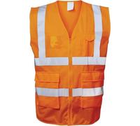 Feldtmann Gilet d'avertissement EWALD Gr.L orange 100%PES EN ISO 20471 Kl.EN ISO 13688 FELDTMANN Quantité:1