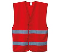 Portwest Gilet Iona, Couleur: Rouge, Taille: L/XL, F474RERL/XL