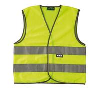 Wowow Gilet de sécurité réfléchissant pour enfant 6-12 ans Jaune et Gris