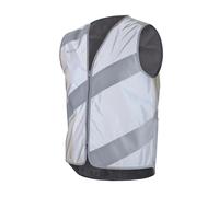 Wowow Veste Roadie FR Mixte – Gilet de sécurité réfléchissant, Gris, M EU