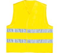 Delta Plus Gilet de signalisation GILP2JAGT Polyester bandes parallèles Jaune fluo L
