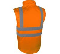 Gilet de signalisation Doublé polaire orange fluo - SINGER - GANO S