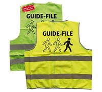GILET DE SIGNALISATION GUIDE-FILE (WGILET_GF) - Vert fluo - L - -