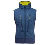 Gilet de ski alpin homme Silvini Polaro marine-citron vert 3XL
