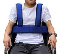 Gilet de Soutien du Torse avec Ceinture de sécurité pour Fauteuil Roulant pour Patients, Personnes âgées et handicapées, Harnais Complet réglable pour empêcher l'inclinaison ou la Chute, qualité Sup