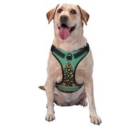 Gilet de traction imprimé arbre de Noël XL - Convient pour la promenade du chien, la randonnée et les aventures en plein air