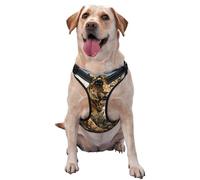 Gilet de traction imprimé léopard à la recherche de proies pour animaux de compagnie à porter lors de la promenade du chien ou de l'escalade des montagnes