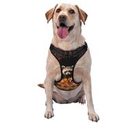Gilet de traction imprimé raton laveur dans un trou d'arbre XL pour animaux de compagnie à porter lors de la promenade du chien ou de l'escalade des montagnes