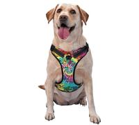 Gilet de traction pour animal de compagnie avec ours dansant et Thanksgiving Taille moyenne