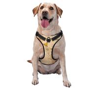Gilet de traction rural avec sangle de poitrine pour animal domestique Motif abeilles et fleurs